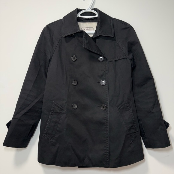 Coach Black Double-Breasted Blazer size S - Picture 9 of 9